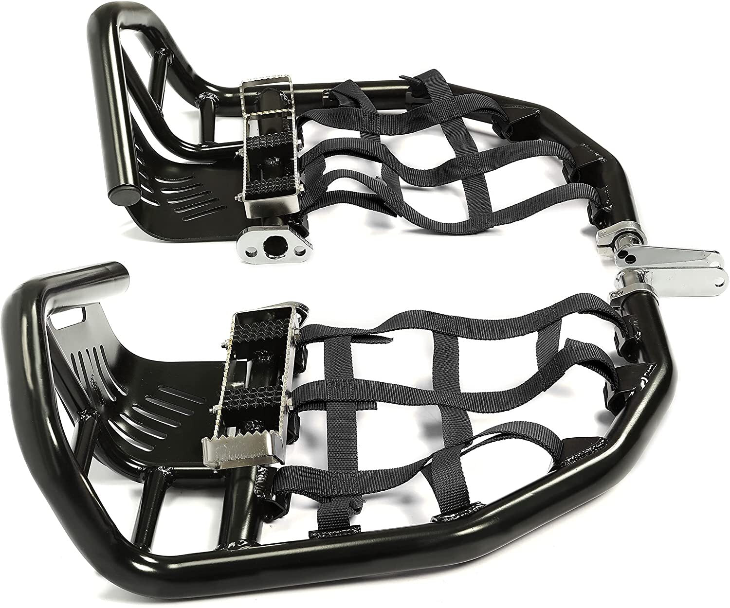 Solid Spare Nerf Bars W/ Nets Pro Peg Bars For Honda Sportrax 400 TRX 400EX 400X All Years
