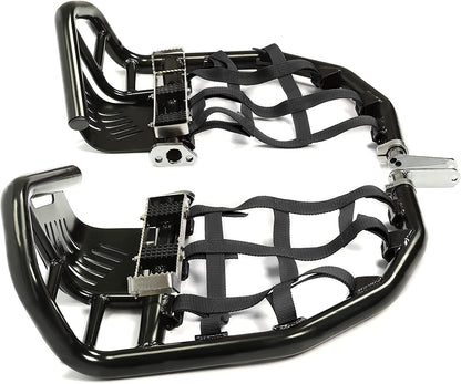 Solid Spare Nerf Bars W/ Nets Pro Peg Bars For Honda Sportrax 400 TRX 400EX 400X All Years