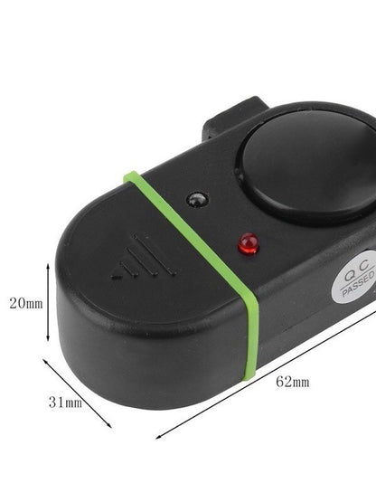 4PCS Fishing Bite Alarm,Electronic LED Clip On Fish Rod Fishing Bite Sound Alarm