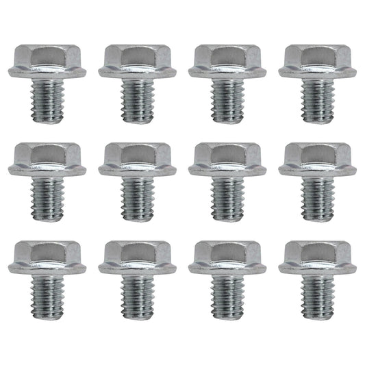 Solid Spare (12) Recoil Starter Flange Bolts 6x10 for Select Honda GX Engines, 90008-ZE2-003