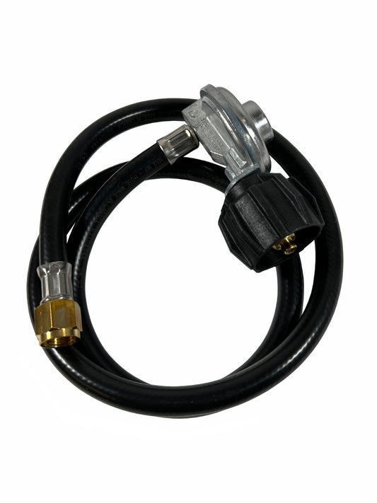 Solid Spare Gas Grill Propane Regulator w/ 42in. Hose Weber Genesis 300 Series 2007 to 2010
