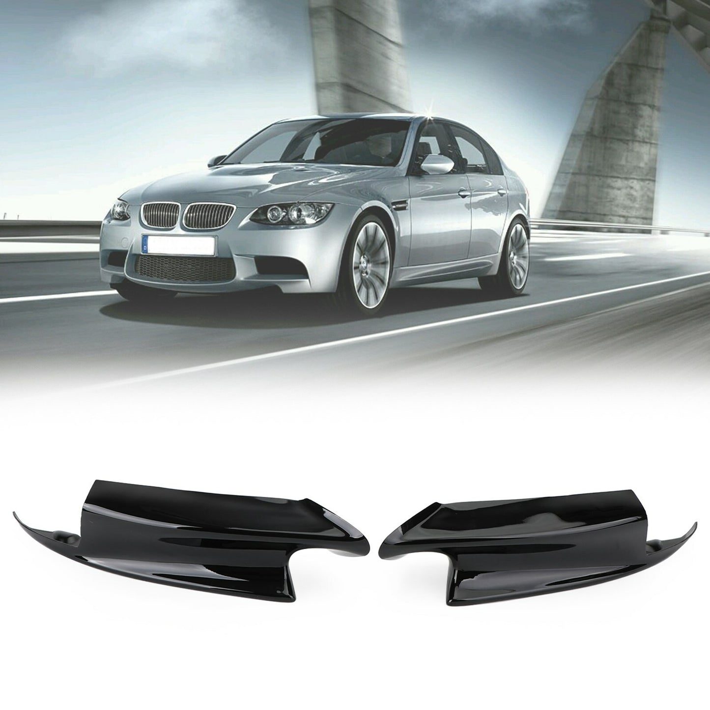 Front Bumper Lip Splitter Fits 08-13 BMW E90 E92 M3 Competition Performance US