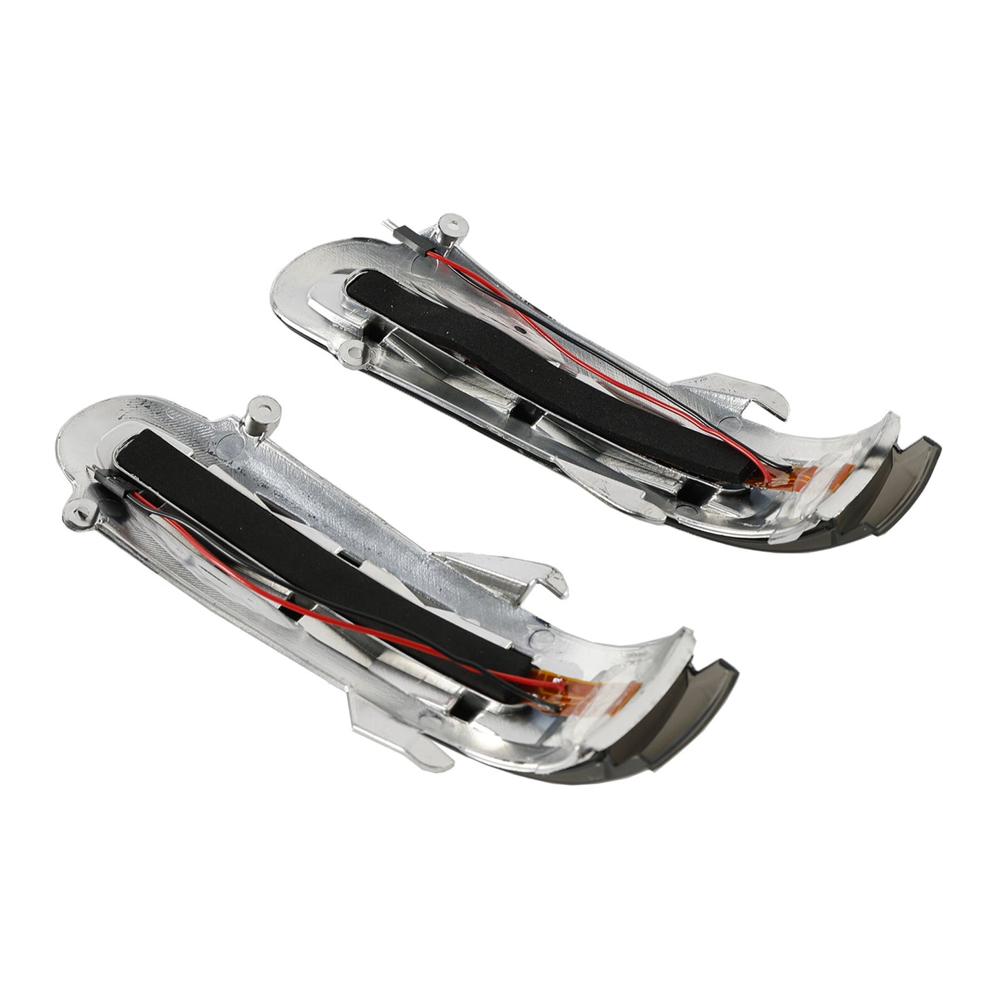 Pair Side Mirror LED Turn Signal Light For Benz S W220 CL W215 1999-2003 Gray 01