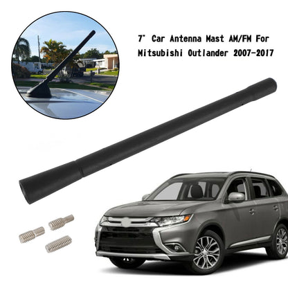 7" Car Antenna Mast AM/FM For Mitsubishi Outlander 2007-2017 CA U4 2008 09 10 12