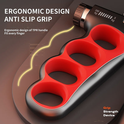 Hand Grip Strength Power Trainer Gripper Strengthener Adjustable Gym Exerciser