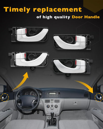 HY1352134 Inside Interior Door Handle Kit Fit 2005-2008 Hyundai Sonata HY1553108