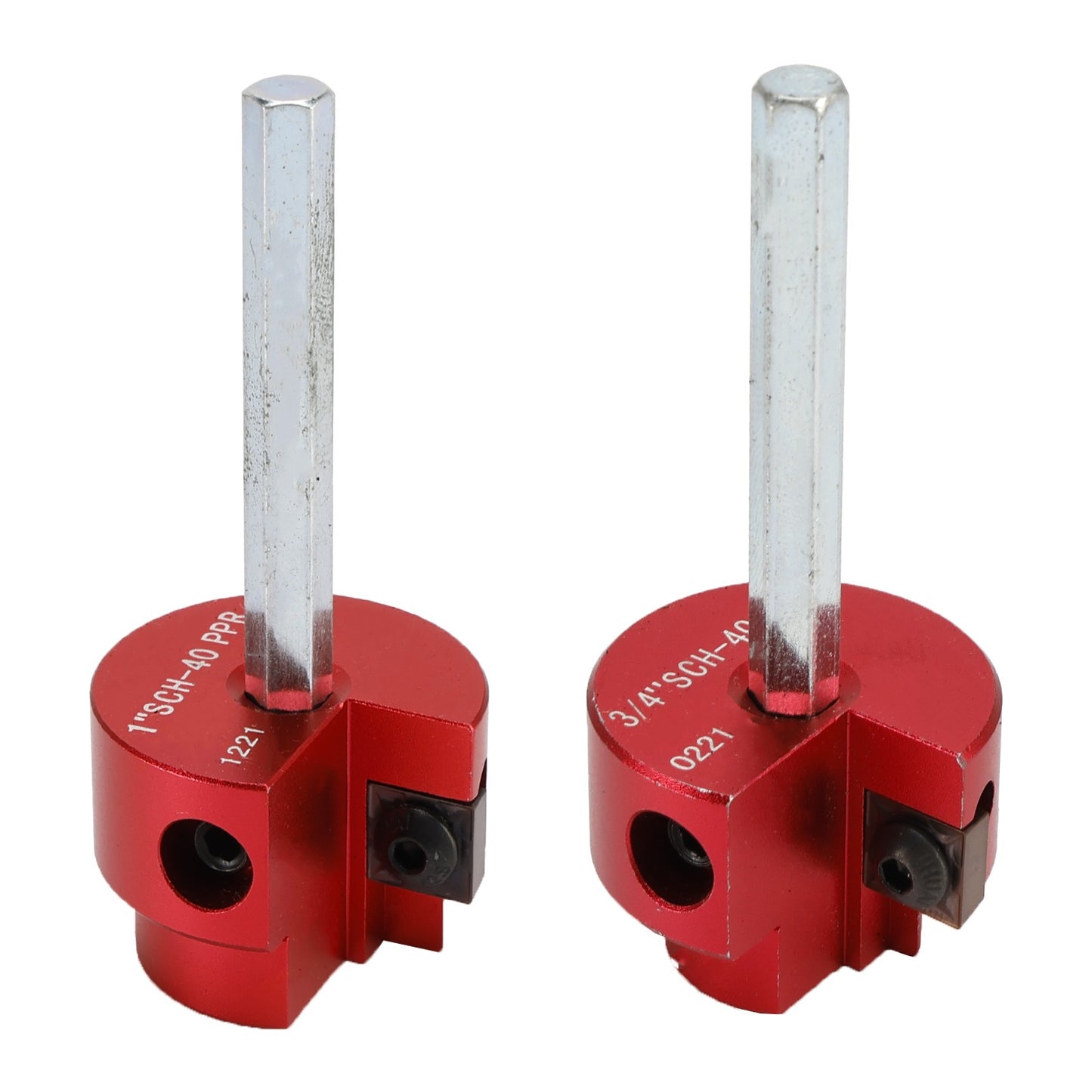 04529 For PPRK6 Plastic Pipe Fitting Reamer 6 Piece Kit For1/2" Drills