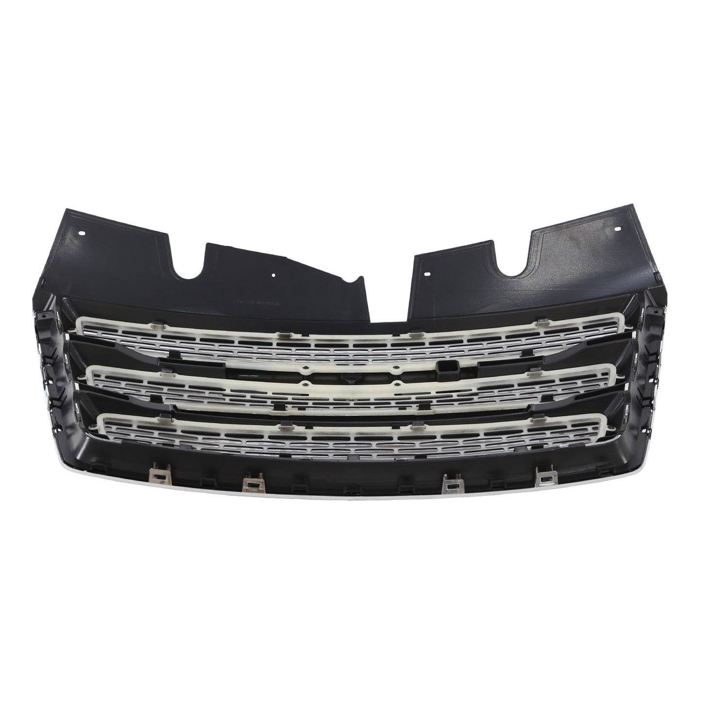 Front Bumper Grille Black w/Chrome Trim For 2010-2015 GMC Terrain SLT GM1200630