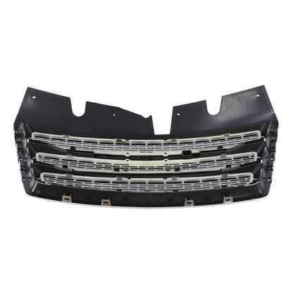 Front Bumper Grille Black w/Chrome Trim For 2010-2015 GMC Terrain SLT GM1200630