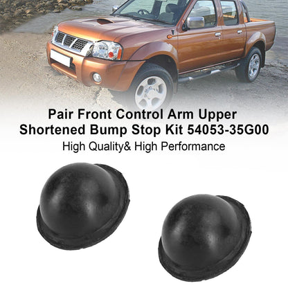 Pair Front Control Arm Upper Shortened Bump Stop Kit For Navara D22 4WD&RWD