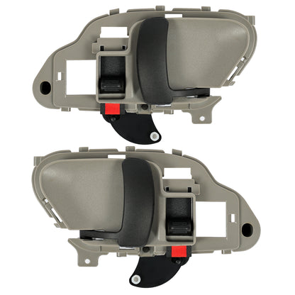 Solid Spare For Chevy / GMC C1500 K2500 95-99 Door Handles Inside Interior Left & Right Pair