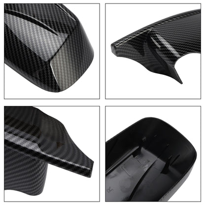 2x M Style Wing Car Side Mirror Cover Caps for BMW E46 Sedan E39 4DR 1998-2005