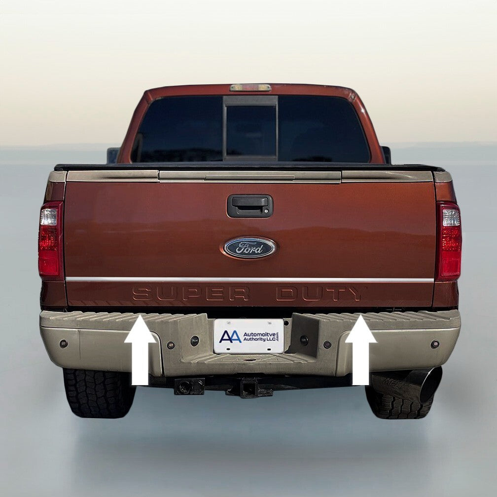 CHROME TAILGATE TRIM MOLDING KIT For FORD F250 SUPER DUTY