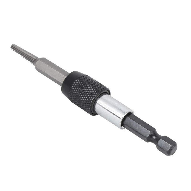 6Pcs Stud Screw Extractor Remover 1/4 Inch Hex Shank Damaged Bolt Drill Bit Tool
