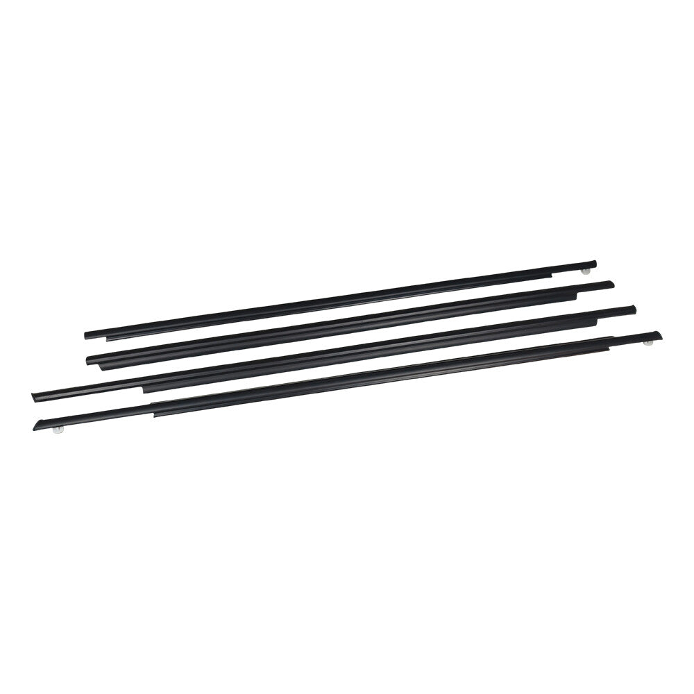 4Pcs New Front Rear Door Belt Moulding Weatherstrips For 2004-2009 Toyota Prius