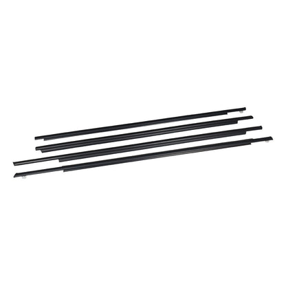 4Pcs New Front Rear Door Belt Moulding Weatherstrips For 2004-2009 Toyota Prius