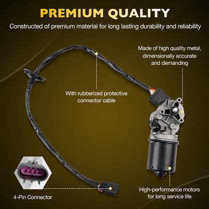 Front Windshield Wiper Motor For 04-12 Chevy Colorado GMC Canyon Isuzu i280 i290