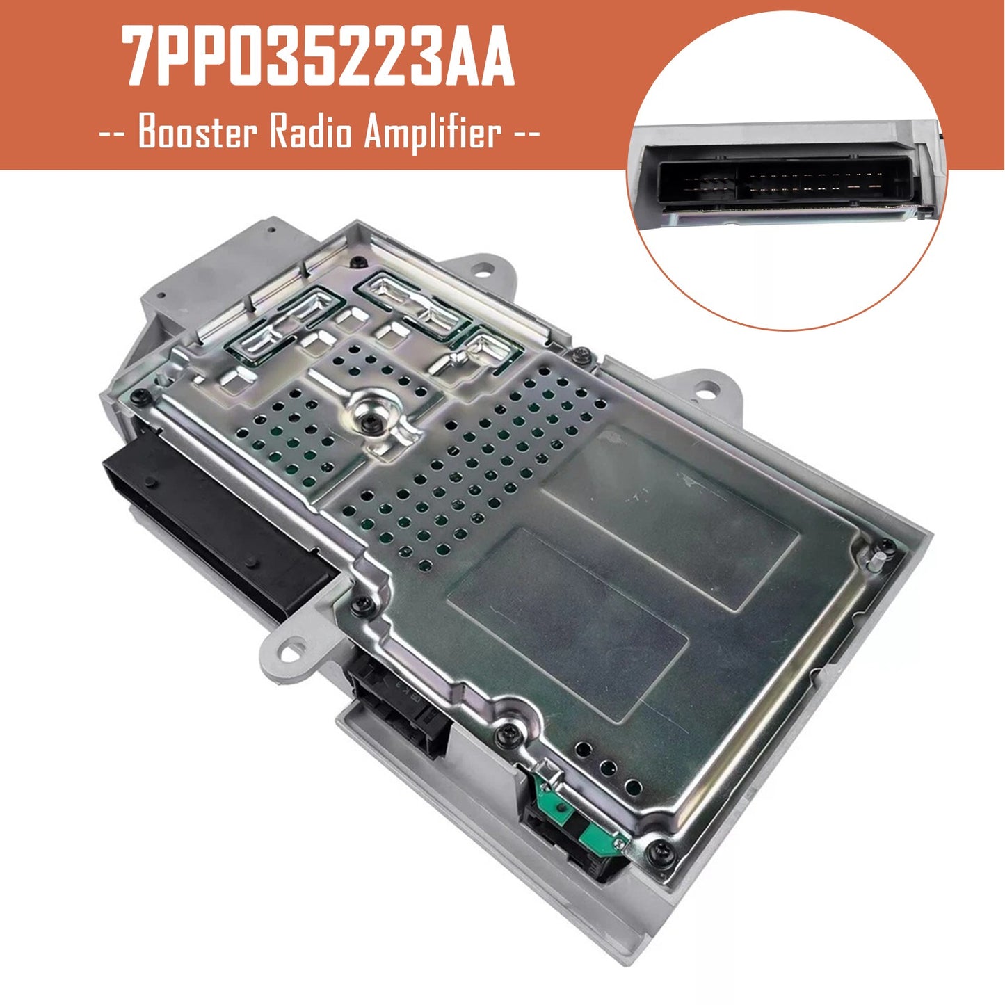 7PP035223AA Booster Radio Amplifier for Porsche Panamera Cayenne Macan 911 991