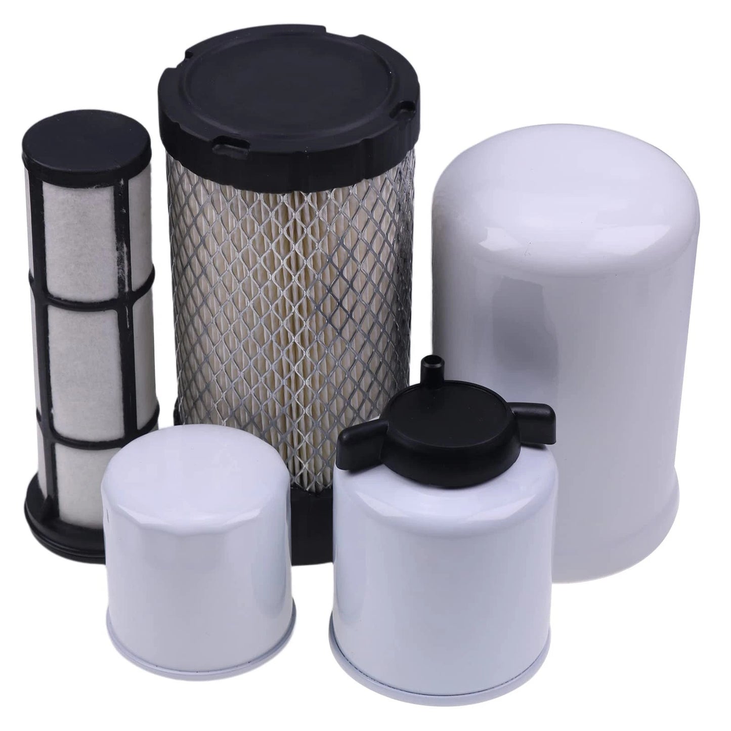 5X Fuel Oil Air Filter Kit For Bobcat Mini Track Loader MT52 MT55 MT85 MT100