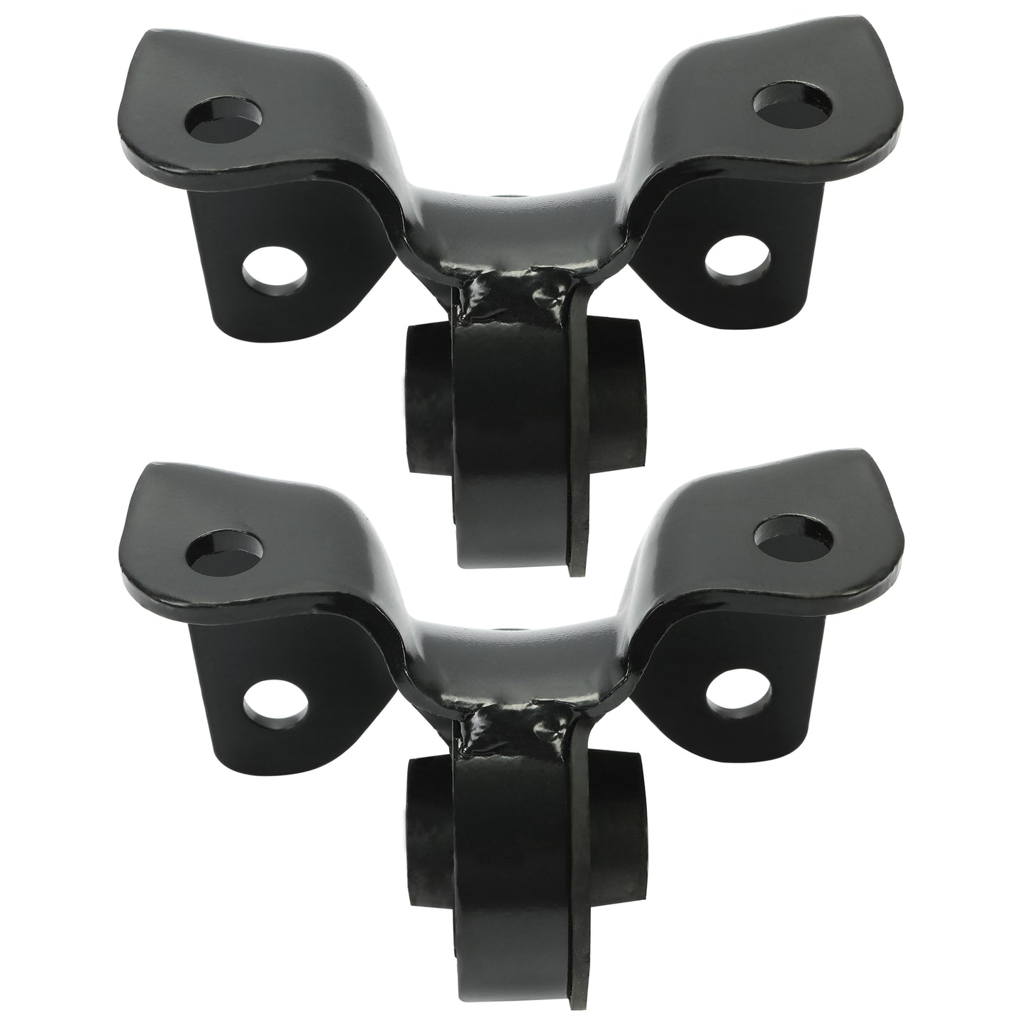 Solid Spare For 99-07 Chevy Silverado GMC Front Torsion Bar Crossmember Mount Steel 2PCS