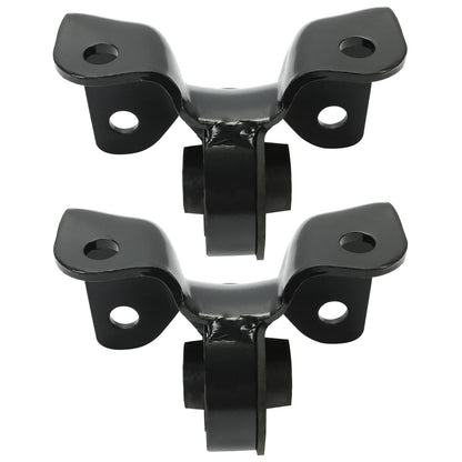 Solid Spare For 99-07 Chevy Silverado GMC Front Torsion Bar Crossmember Mount Steel 2PCS