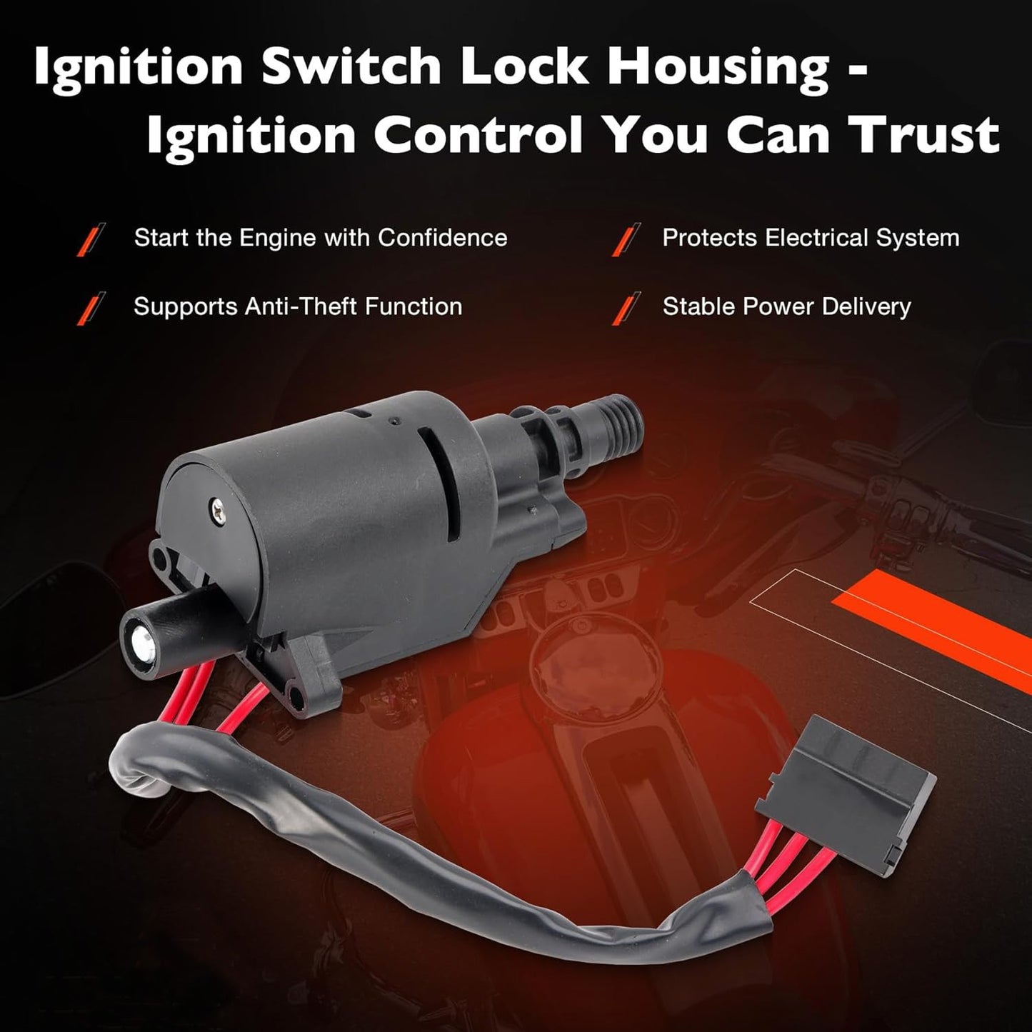 71640-99 Ignition Switch Lock Housing Kit For 93-05 Harley Touring Electra Glide