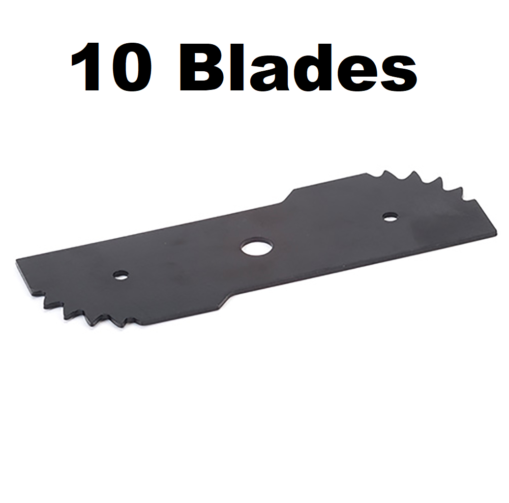 Solid Spare (10) Edger Blade 7 3/4" x 2 3/4" for Black & Decker LE750 Edge Hog 243801-00