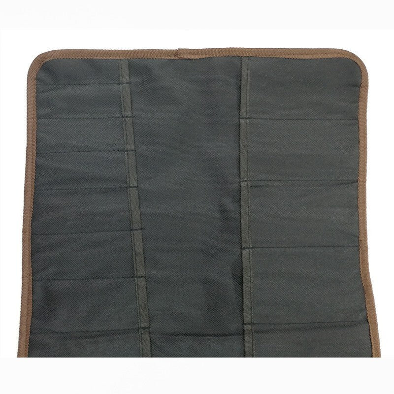 Multi-function Tool Roll Up Bag Canvas Wrench Pouch Organizer Bags w/22 Pocket