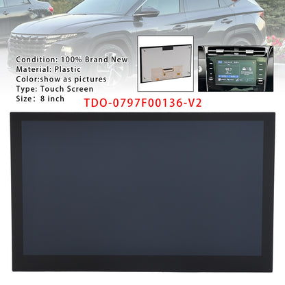 8" LCD Touch Screen Digitizer For Hyundai Tucson Santa Verna Solaris 2021-2023