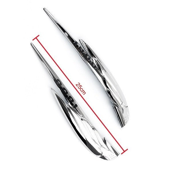 Motorcycle Gas Tank Emblem Badge Decals Chrome for HONDA VTX1800