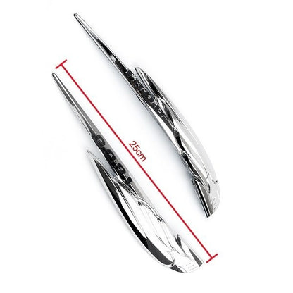 Motorcycle Gas Tank Emblem Badge Decals Chrome for HONDA VTX1800
