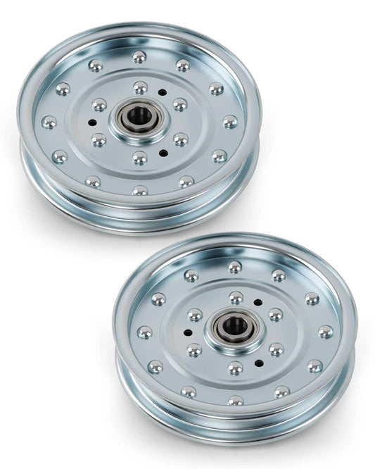 Solid Spare 2Pak 808-129C Deck Pulley For Land Pride Razor Z44 Z48 Z52 Z54 Zsr54 Zsr60 Zxt54