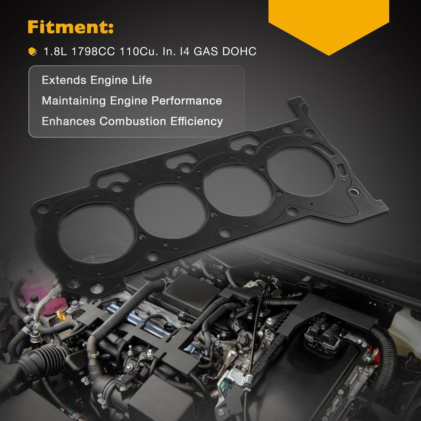 1.8L Engine Head Gasket HS26515PT For Toyota Corolla Matrix Prius Lexus CT200h
