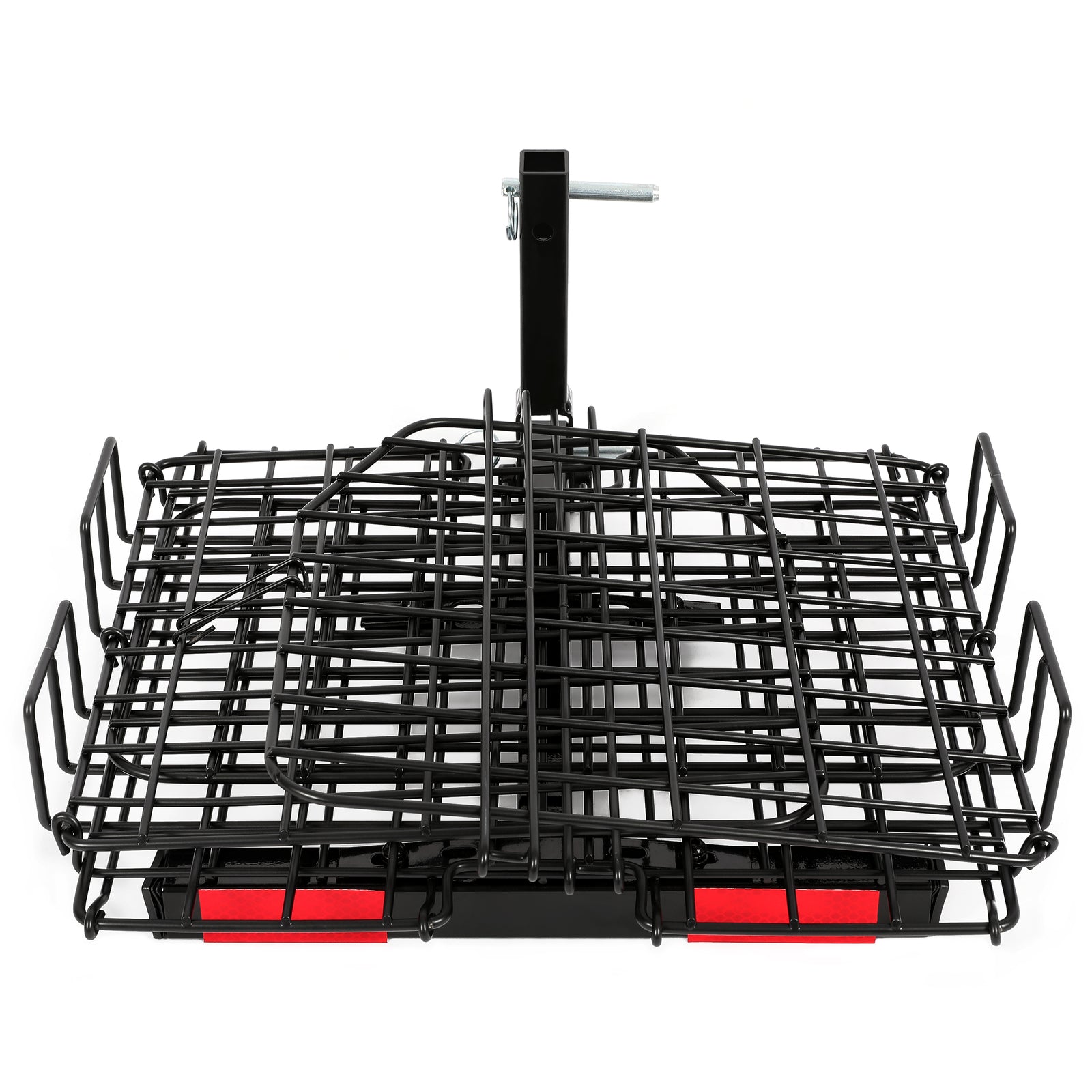 Solid Spare Folding Rear Basket Accessory For Most Mobility Scooters Sturdy Steel Black