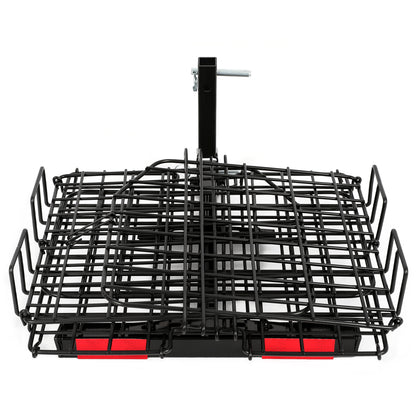 Solid Spare Folding Rear Basket Accessory For Most Mobility Scooters Sturdy Steel Black
