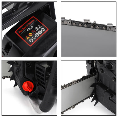 ??62cc Gas Chainsaw 22" Bar Gasoline Powered Chain Saw 2 Cycle Engine Cutting