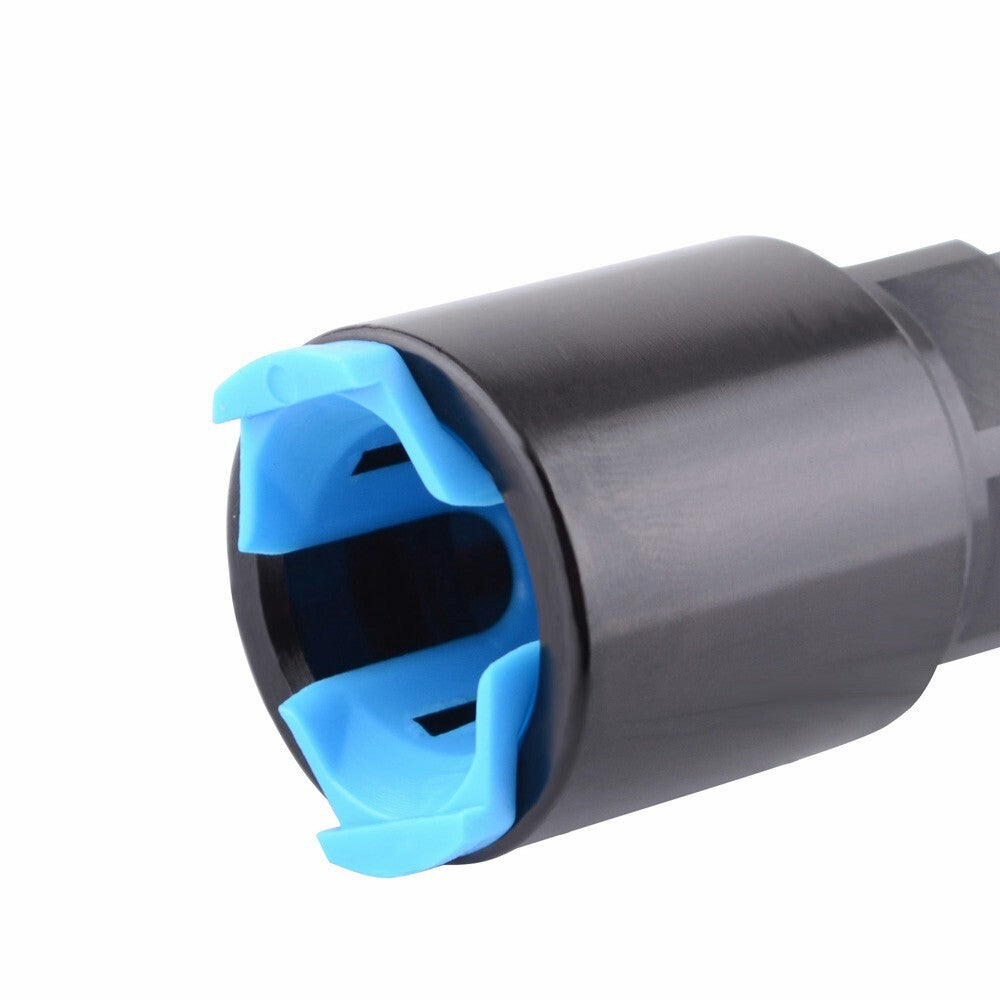 6AN Male to 5/16" SAE Quick-Disconnect Female Push-On EFI Fuel Rail Fitting 2PCS