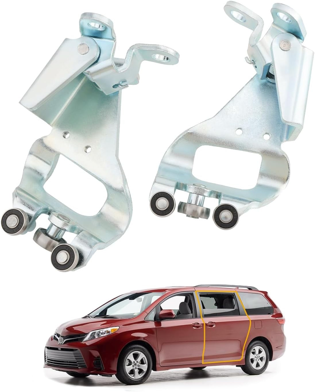 Driver ＆ Passenger Side Slide Door Hinger & Roller Assy For 11-20 Toyota Sienna