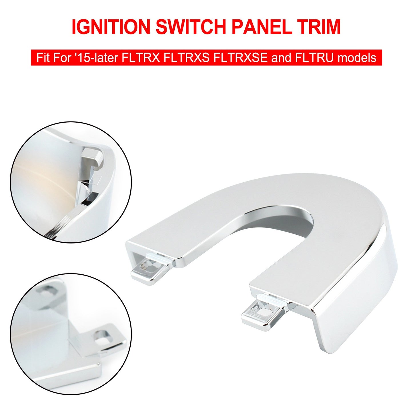 Aluminum Ignition Switch Panel Trim For Touring Road Glide Special 15-2022 CHR