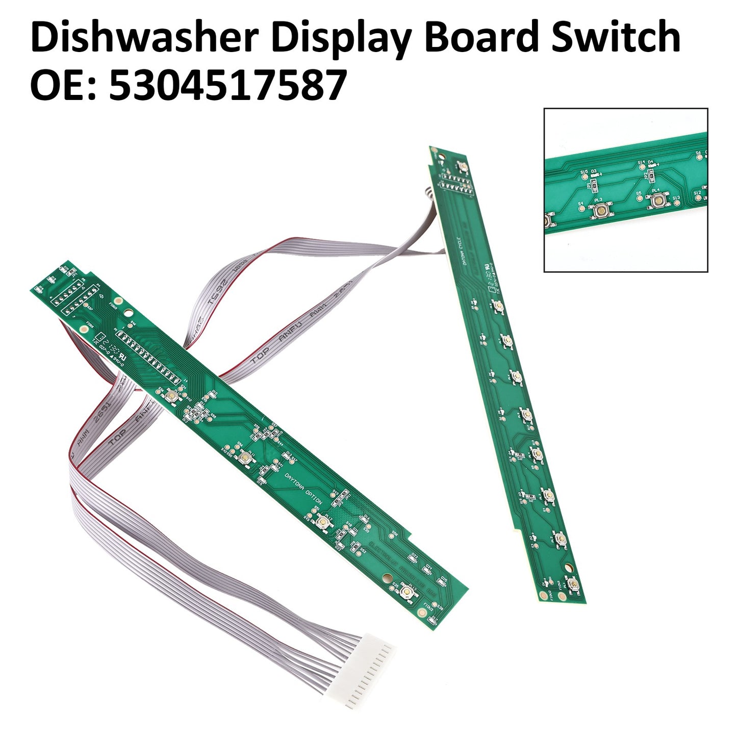 Dishwasher Display Board Switch Assembly 5304517587 for Electrolux Frigidaire