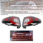 Left+Right Tail Light Brakelight Lamp For GMC Acadia 2013-2016