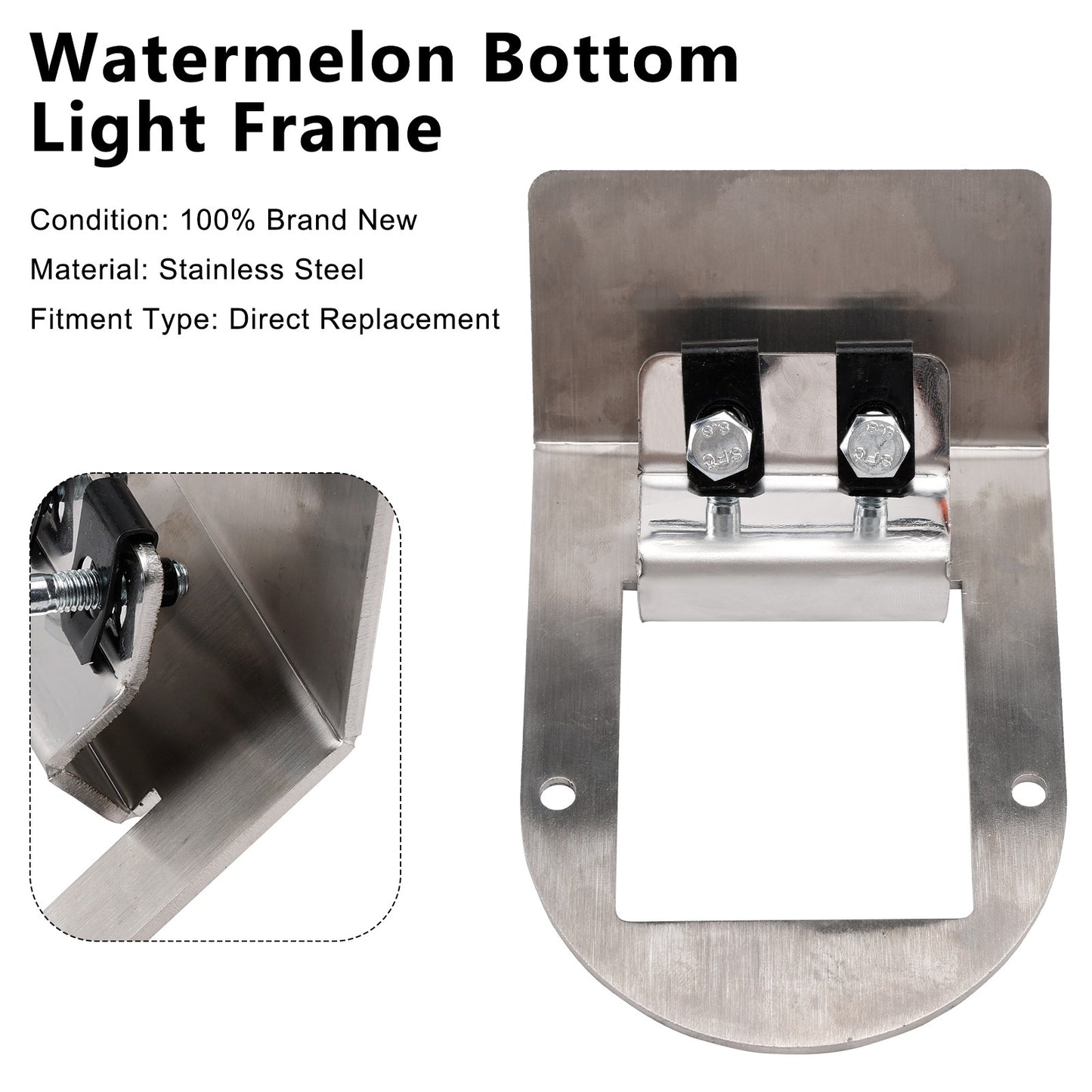 Watermelon Under Glow Frame Bracket Universal Clamp Style Mount For Truck RV #