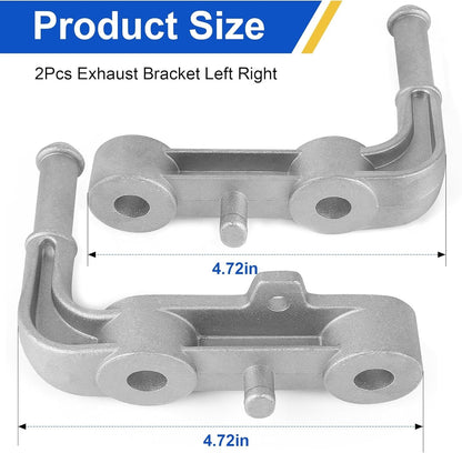 2Pcs Exhaust Bracket Left Right For Ram 1500 2019-2025 68275662AB 68395841AA