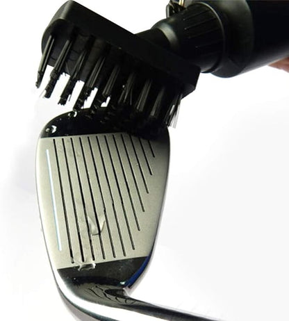Golf Club Brush Tool Kit Groove Cleaner Cleaning Tool With Spray Water Bottle