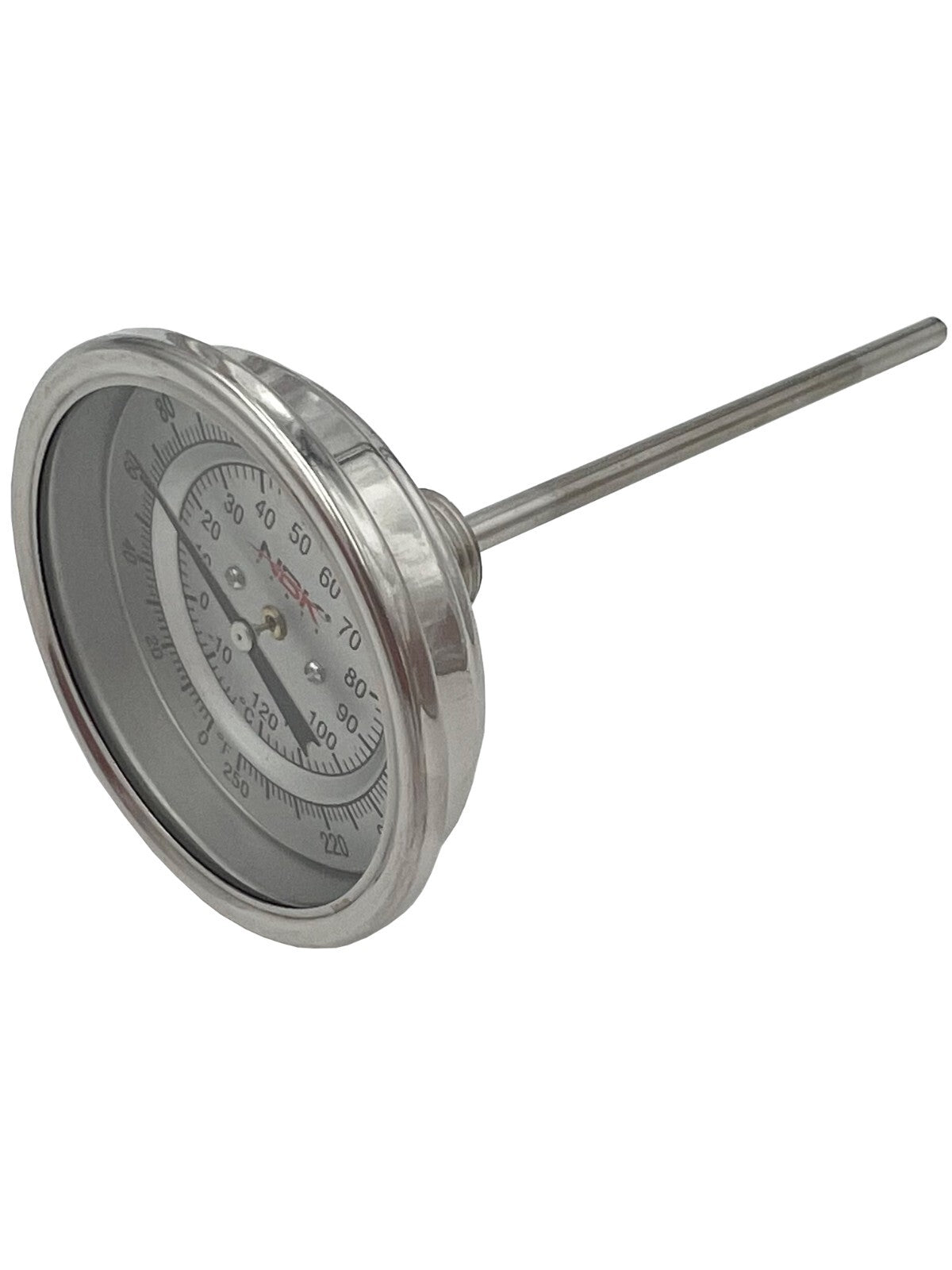 Solid Spare NBK 20813 Thermometer 0-250F 3" Dial 6" Stem For Dwyer BTB3605D