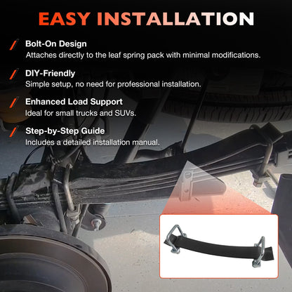 ‎EZ-550 Heavy Duty Helper Spring Kit For Ford GMC Pickup Trucks SUV & Trailers