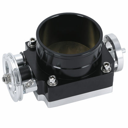 Throttle Body Universal 90MM 3.5" Adapter High Flow Aluminum Intake Manifold