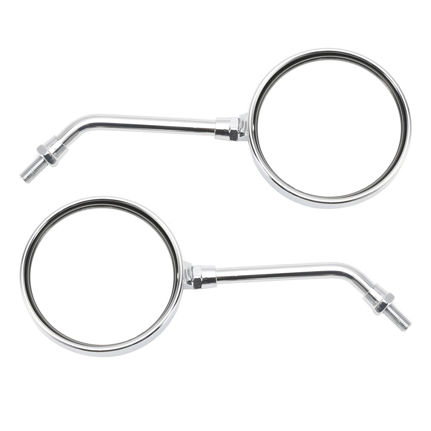 CHROME PAIR MIRRORS FOR KAWASAKI Z KZ 650 750 1000 A E F J Sport Z1 900