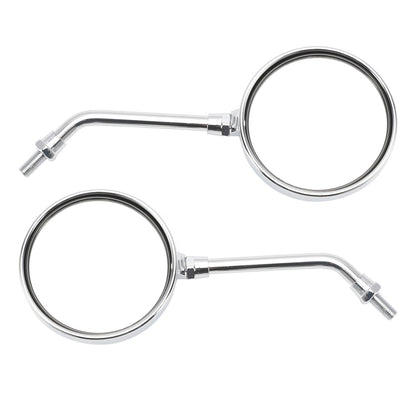 CHROME PAIR MIRRORS FOR KAWASAKI Z KZ 650 750 1000 A E F J Sport Z1 900