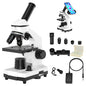 100X-2000X Compound Microscopes With Slides For Kid Students School Laboratory
